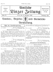 Amtliche Linzer Zeitung 19281116 Seite: 1