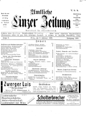 Amtliche Linzer Zeitung 19290208 Seite: 1