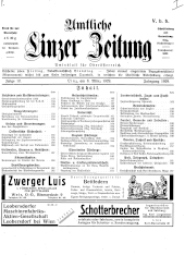 Amtliche Linzer Zeitung 19290308 Seite: 1