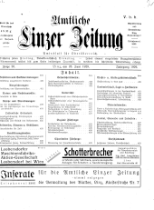 Amtliche Linzer Zeitung 19290628 Seite: 1