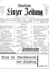 Amtliche Linzer Zeitung 19291101 Seite: 1