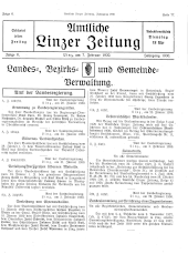 Amtliche Linzer Zeitung 19300207 Seite: 1