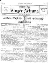 Amtliche Linzer Zeitung 19300530 Seite: 1