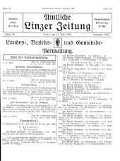 Amtliche Linzer Zeitung 19300711 Seite: 1