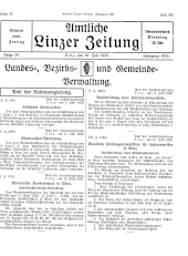 Amtliche Linzer Zeitung 19300718 Seite: 1