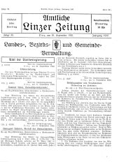 Amtliche Linzer Zeitung 19300926 Seite: 1