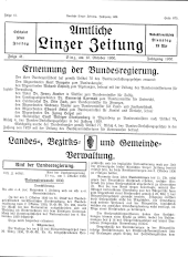 Amtliche Linzer Zeitung 19301010 Seite: 1