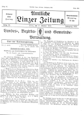 Amtliche Linzer Zeitung 19301017 Seite: 1