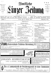 Amtliche Linzer Zeitung 19310116 Seite: 1