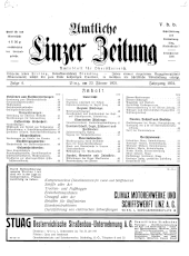 Amtliche Linzer Zeitung 19310123 Seite: 1