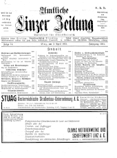 Amtliche Linzer Zeitung 19310403 Seite: 1