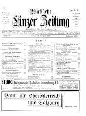 Amtliche Linzer Zeitung 19310724 Seite: 1