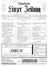 Amtliche Linzer Zeitung 19311002 Seite: 1