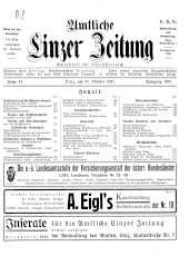 Amtliche Linzer Zeitung 19311023 Seite: 1