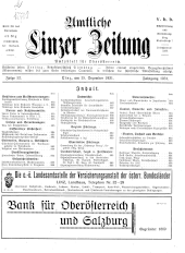 Amtliche Linzer Zeitung 19311225 Seite: 1