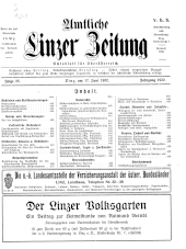 Amtliche Linzer Zeitung 19320617 Seite: 1