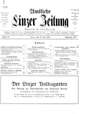 Amtliche Linzer Zeitung 19320722 Seite: 1