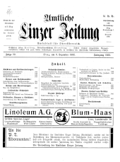 Amtliche Linzer Zeitung 19321209 Seite: 1