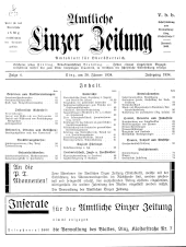 Amtliche Linzer Zeitung 19340126 Seite: 1