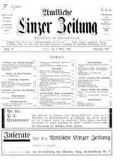 Amtliche Linzer Zeitung 19340309 Seite: 1