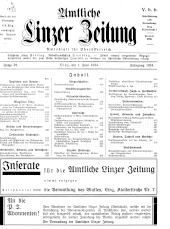 Amtliche Linzer Zeitung 19340601 Seite: 1