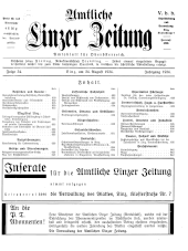 Amtliche Linzer Zeitung 19340824 Seite: 1