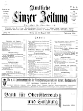 Amtliche Linzer Zeitung 19340831 Seite: 1