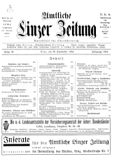 Amtliche Linzer Zeitung 19340928 Seite: 1