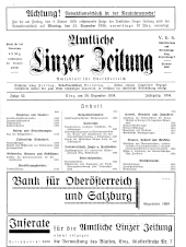 Amtliche Linzer Zeitung 19341228 Seite: 1