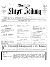 Amtliche Linzer Zeitung 19350104 Seite: 1