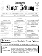 Amtliche Linzer Zeitung 19350222 Seite: 1