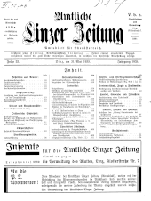 Amtliche Linzer Zeitung 19350531 Seite: 1