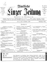 Amtliche Linzer Zeitung 19351018 Seite: 1