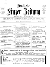 Amtliche Linzer Zeitung 19351122 Seite: 1