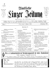 Amtliche Linzer Zeitung 19360103 Seite: 1