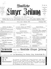 Amtliche Linzer Zeitung 19360207 Seite: 1