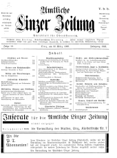 Amtliche Linzer Zeitung 19360320 Seite: 1