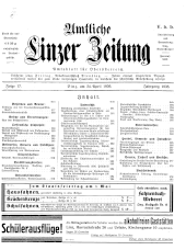 Amtliche Linzer Zeitung 19360424 Seite: 1