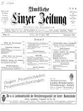 Amtliche Linzer Zeitung 19360619 Seite: 1