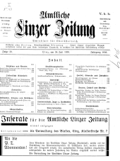 Amtliche Linzer Zeitung 19360724 Seite: 1