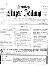 Amtliche Linzer Zeitung 19360814 Seite: 1