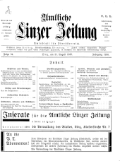 Amtliche Linzer Zeitung 19360821 Seite: 1