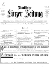 Amtliche Linzer Zeitung 19360911 Seite: 1