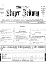 Amtliche Linzer Zeitung 19361106 Seite: 1