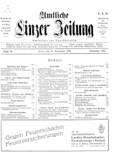 Amtliche Linzer Zeitung 19361113 Seite: 1