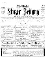 Amtliche Linzer Zeitung 19361225 Seite: 1