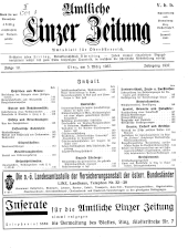 Amtliche Linzer Zeitung 19370305 Seite: 1