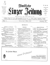 Amtliche Linzer Zeitung 19370312 Seite: 1