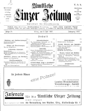 Amtliche Linzer Zeitung 19370702 Seite: 1