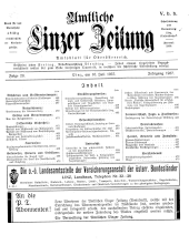 Amtliche Linzer Zeitung 19370716 Seite: 1